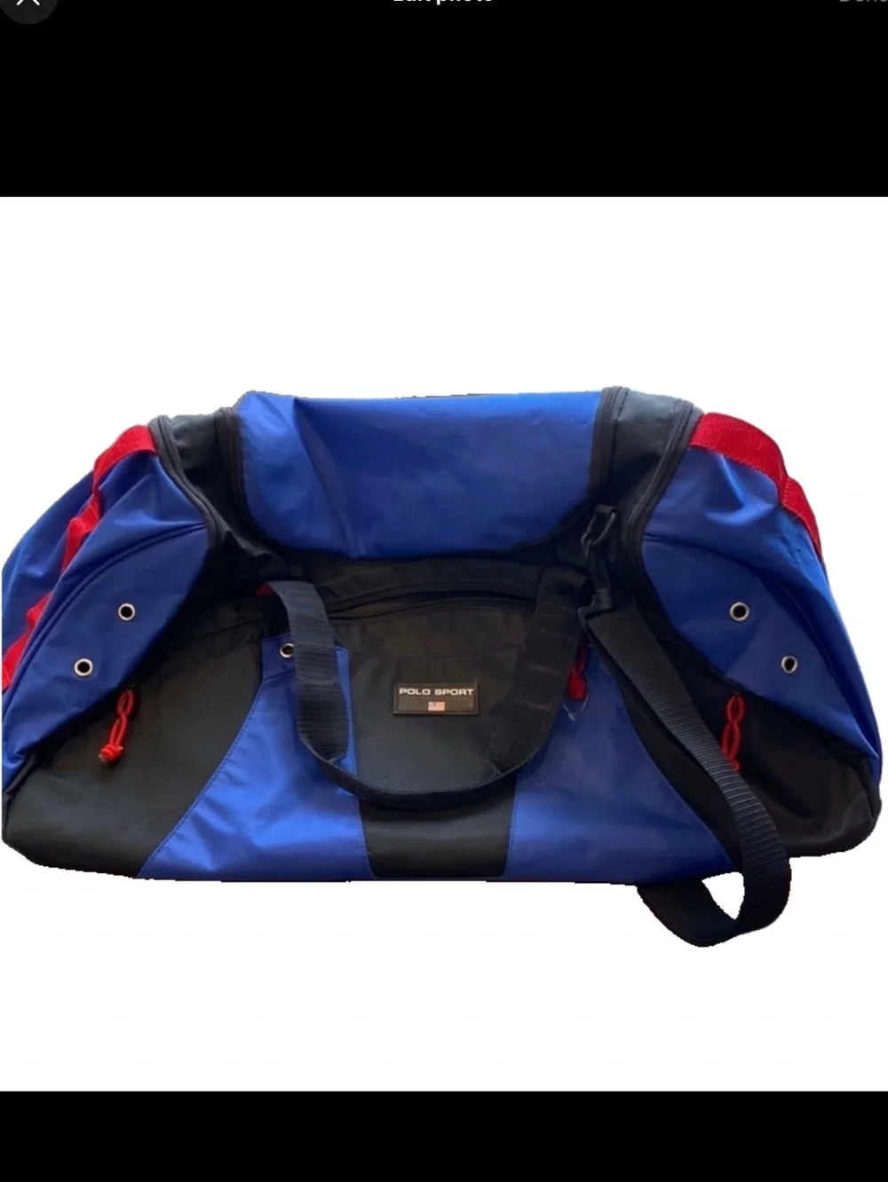 Vintage 90s Polo Sport Duffel Bag